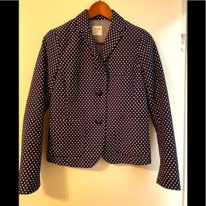 The Gap navy polka dot Academy Blazer - size 0